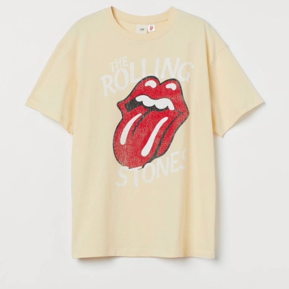 H&M ROLLING STONES T SHIRT
